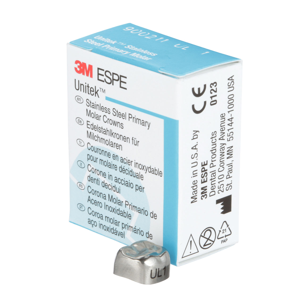 900211 UNITEK 2ND PRIM SS MOL UL-1 5/PAC