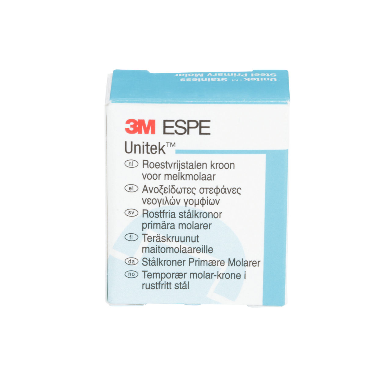 3M ESPE Unitek Stainless Steel Second Primary Molar Crown, 900222, upper right