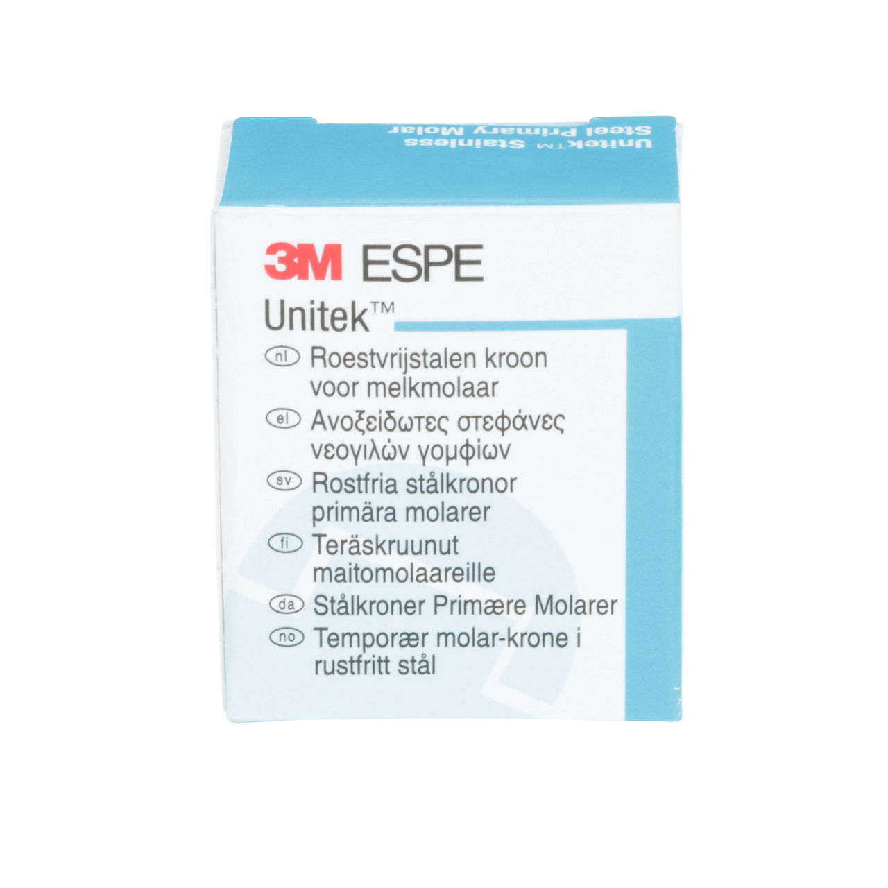 3M ESPE Unitek Stainless Steel Second Primary Molar Crown, 900226, upper right, size 6