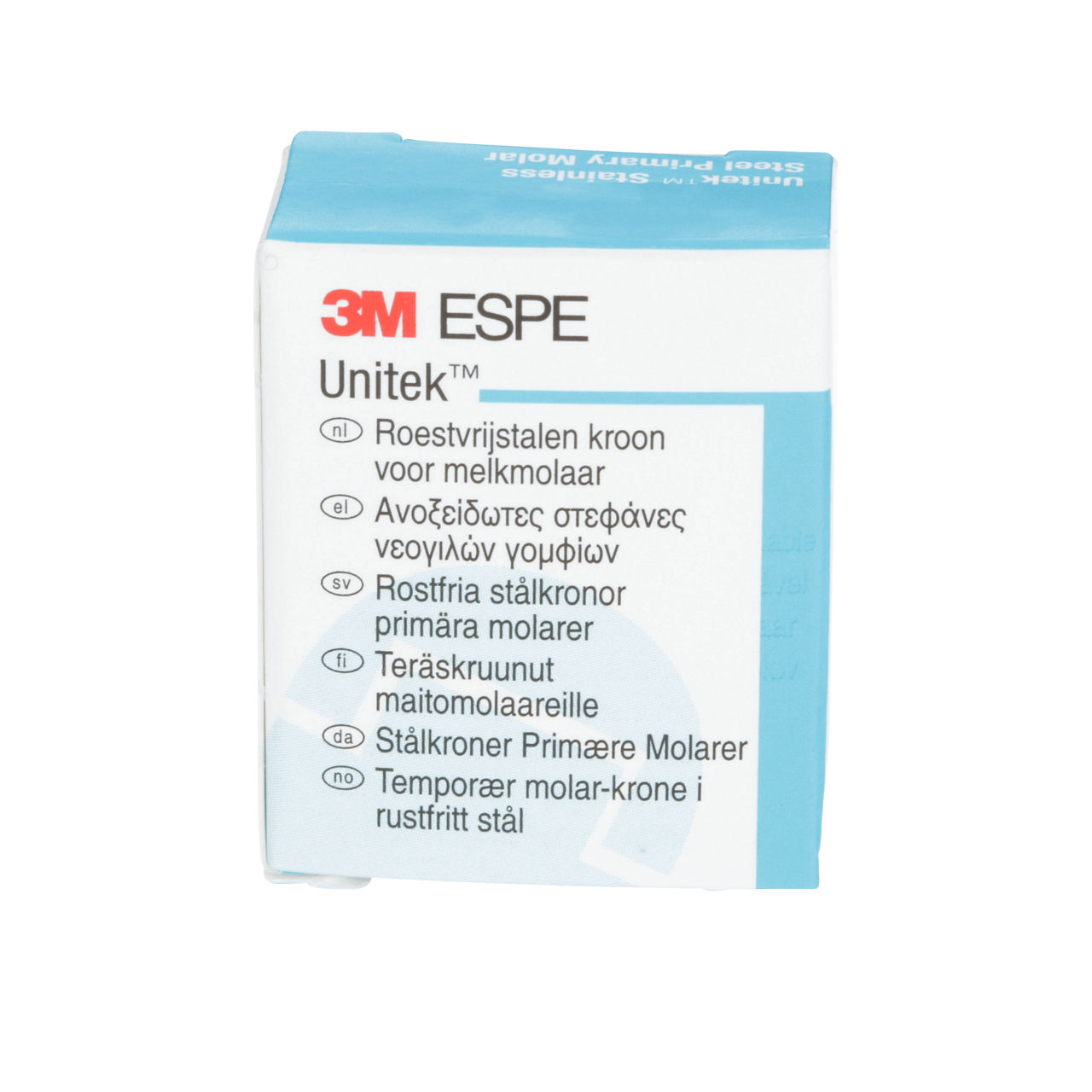 3M ESPE Unitek Stainless Steel Second Primary Molar Crown, 900227, upper right, size 7