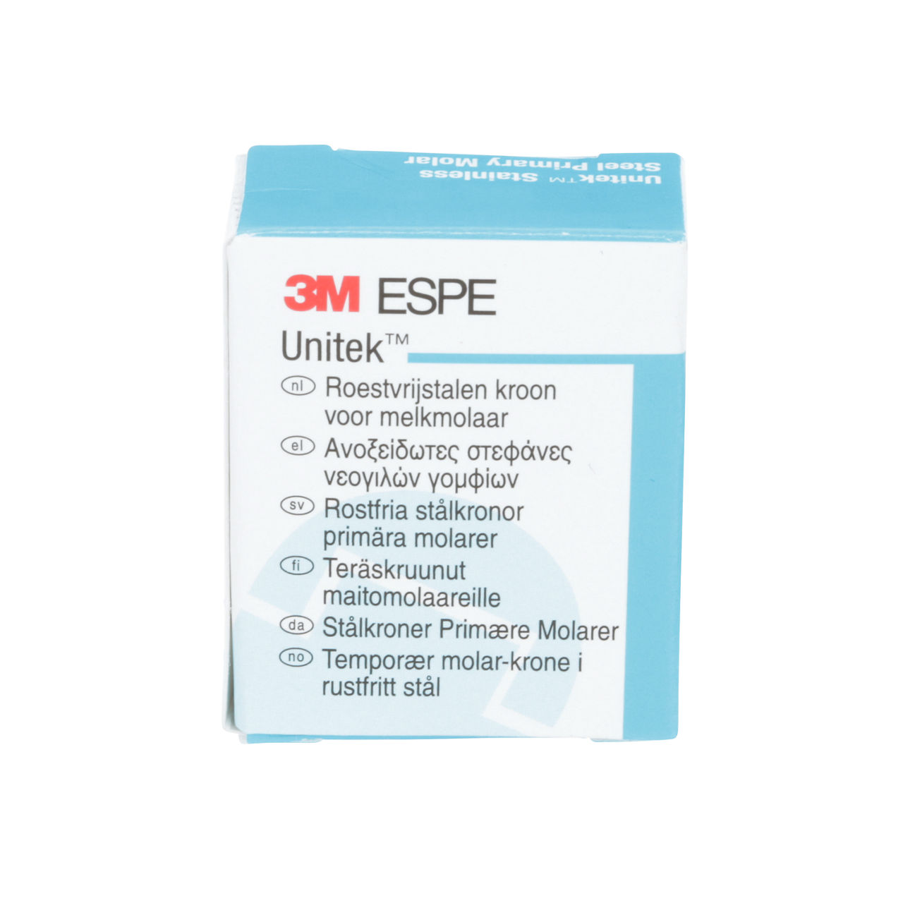 3M ESPE Unitek Stainless Steel Second Primary Molar Crown, 900246, lower right