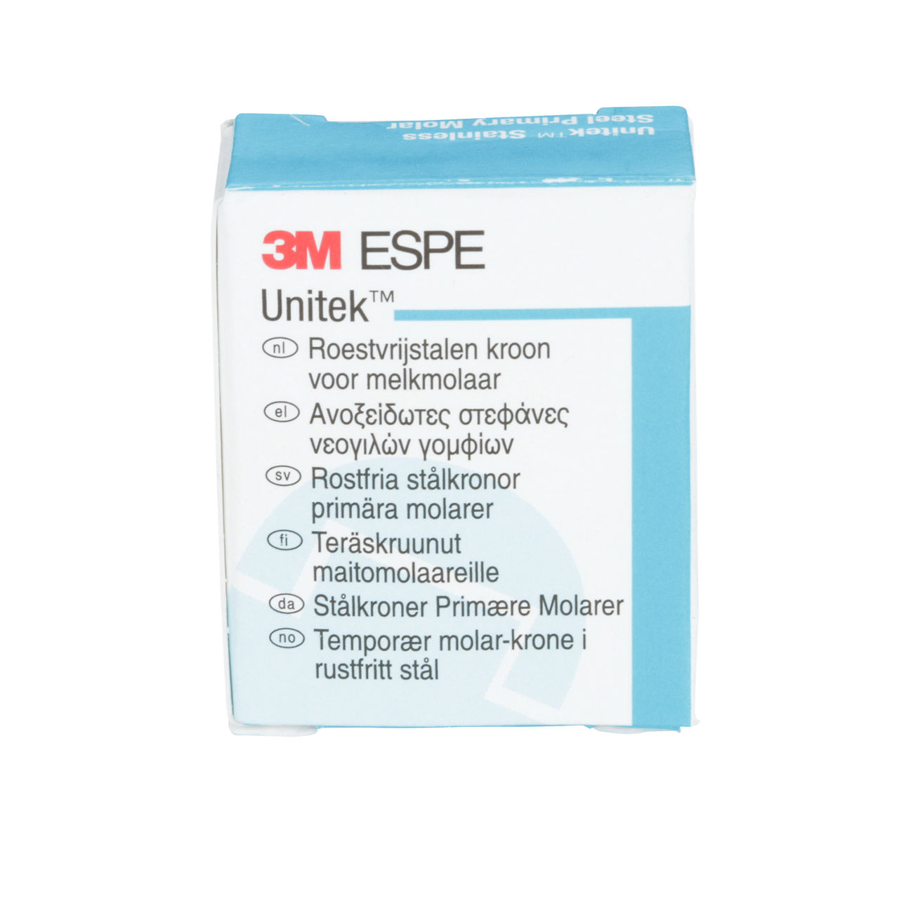 3M ESPE Unitek Stainless Steel Second Primary Molar Crown, 900247, lower right, size 7