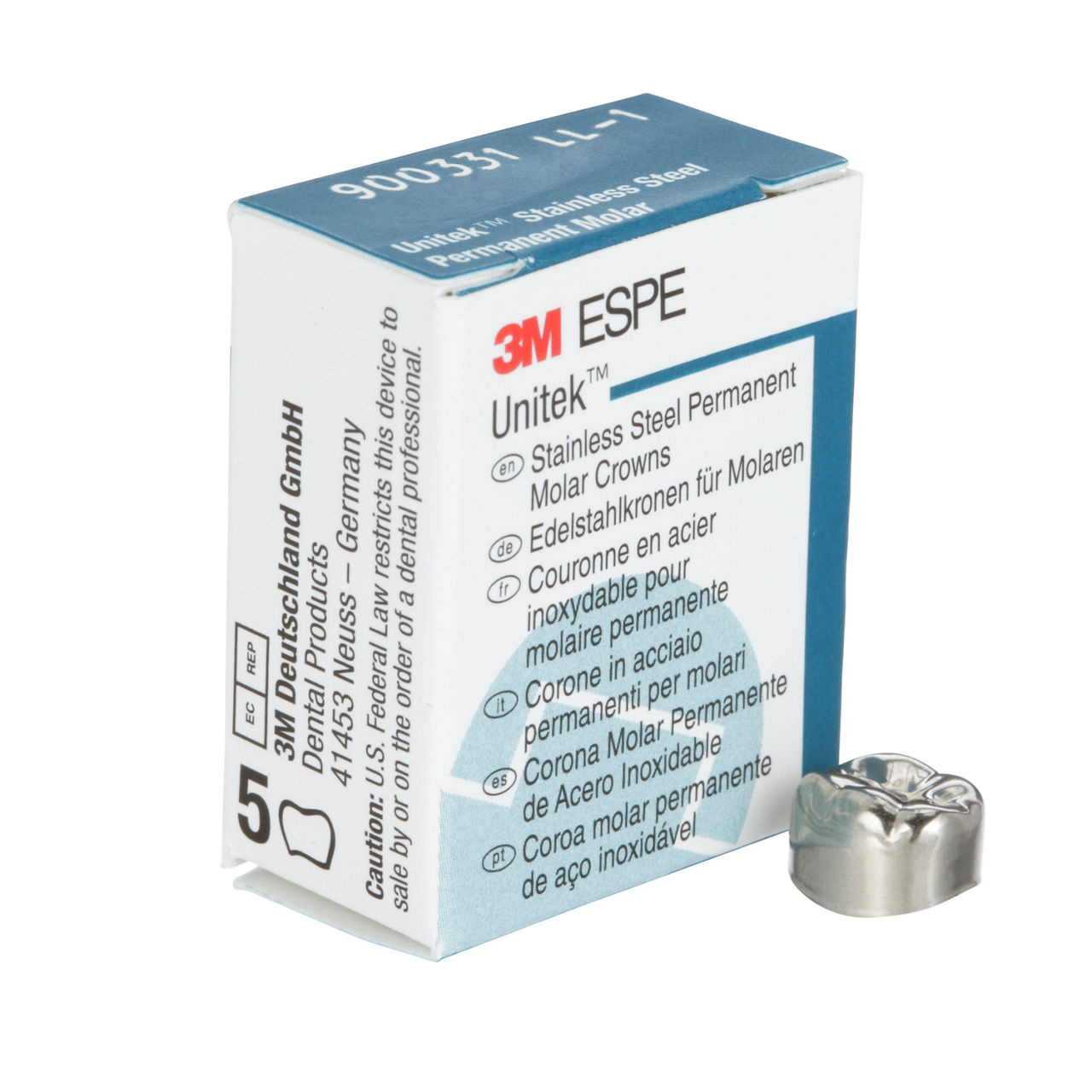 900331 UNITEK 1ST PERM SS MOL LL-1 5/PAC