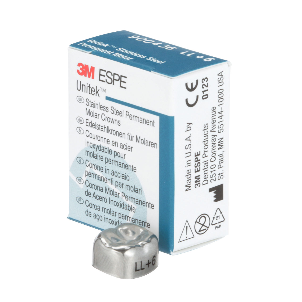 900436 UNITEK 2ND PERM SS MOL LL-6 5/PAC