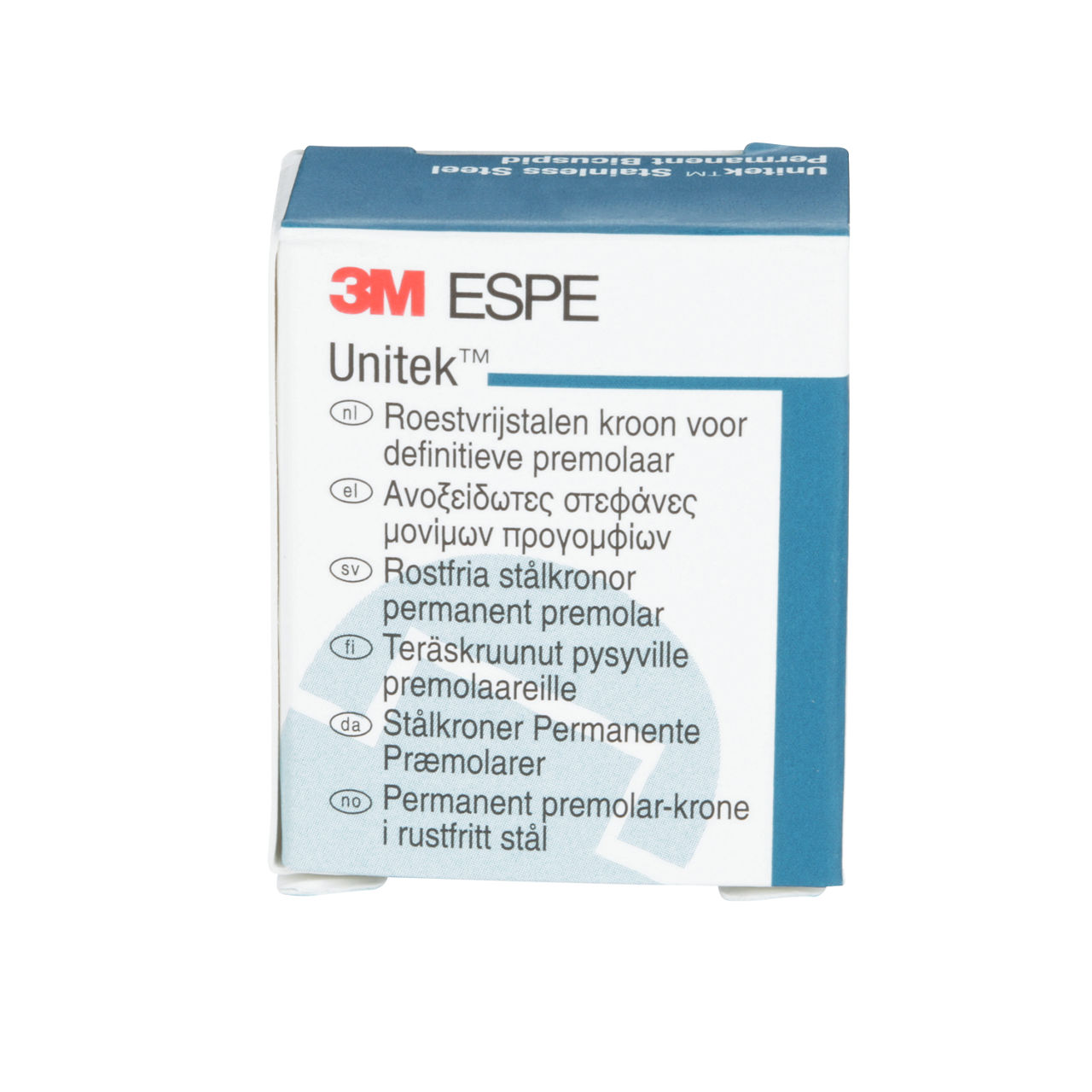 3M ESPE Unitek Stainless Steel Permanent First Bicuspid Crown, 900545, lower right