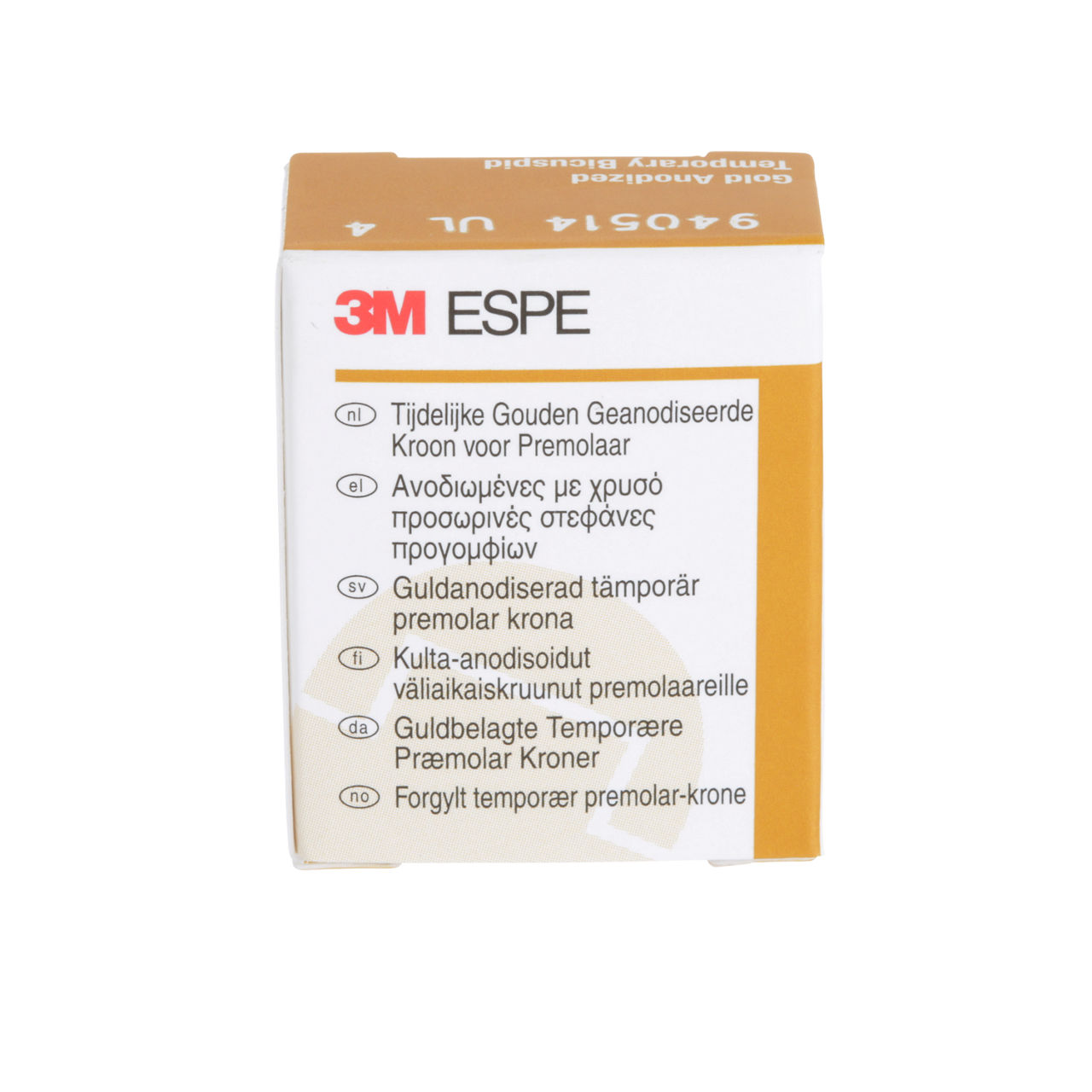 940514 UNITEK GOLD BICUSP UL-4, 5/PAC