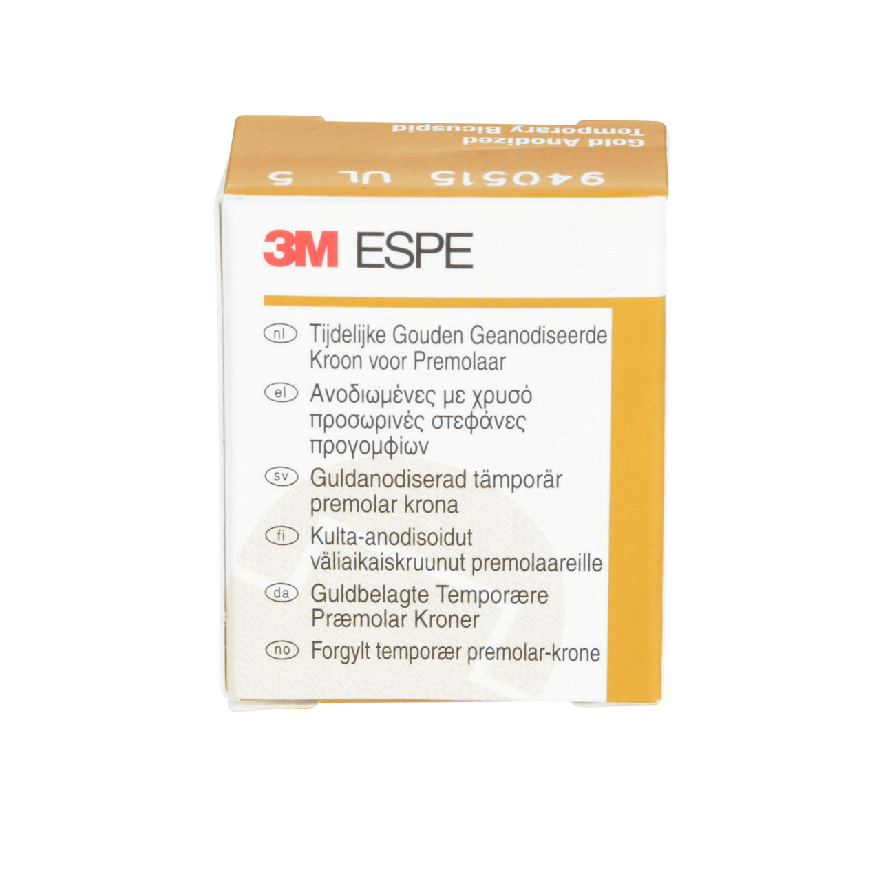 940515 UNITEK GOLD BICUSP UL-5, 5/PAC