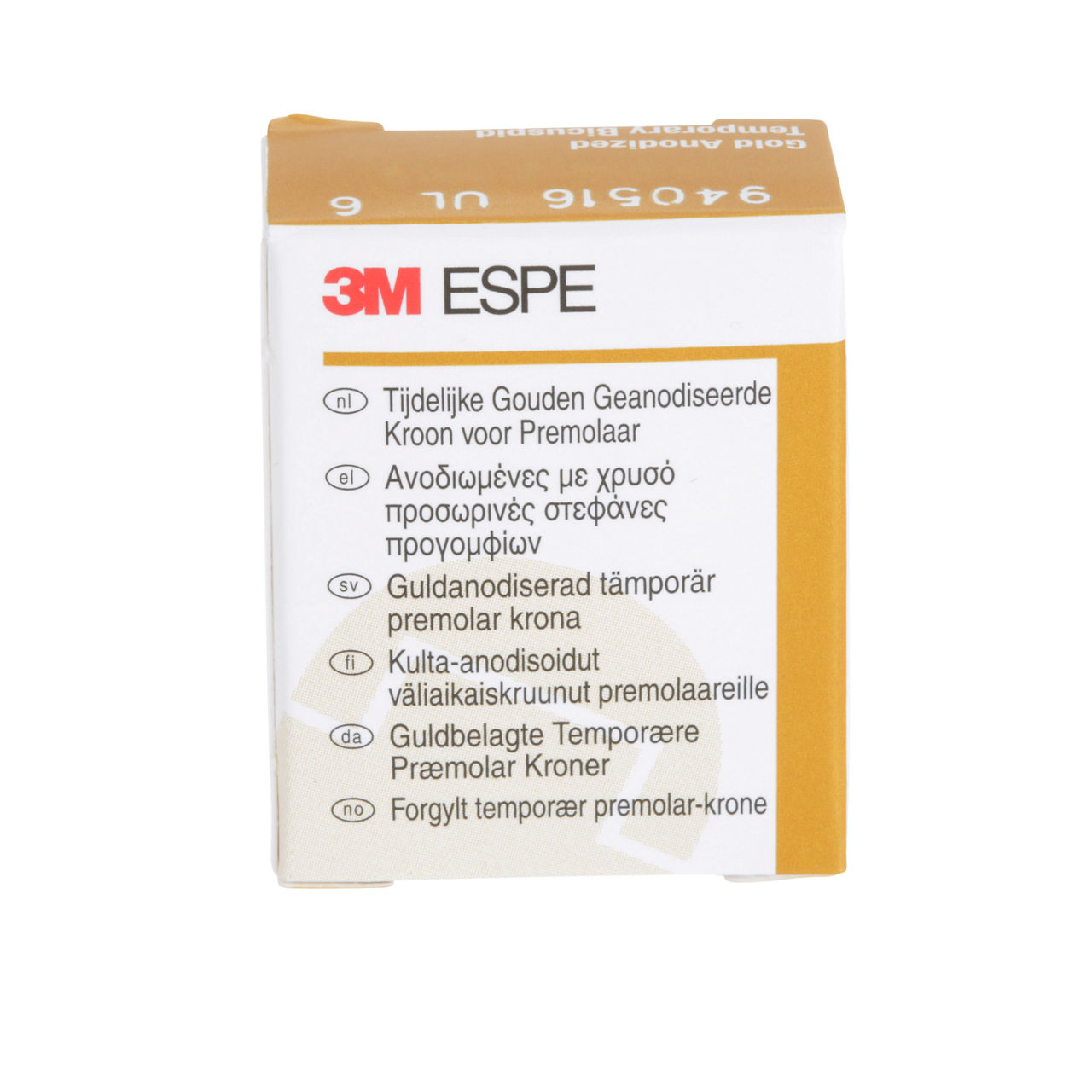 940516 UNITEK GOLD BICUSP UL-6, 5/PAC