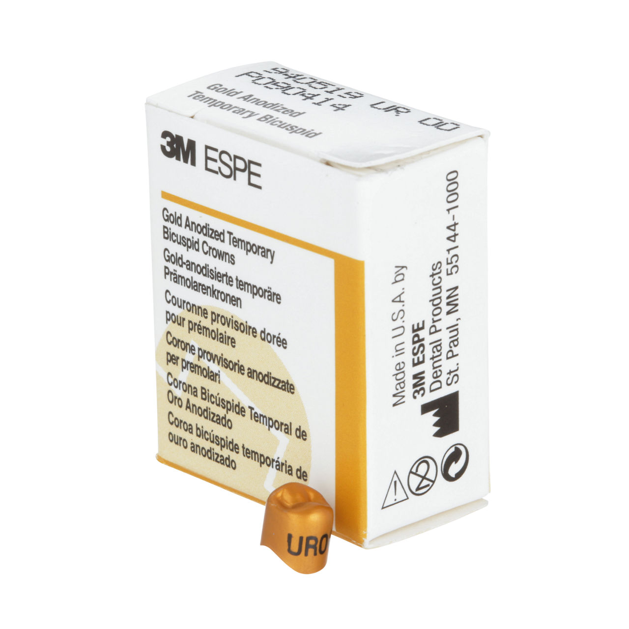 940519 UNITEK GOLD BICUSP UL-00, 5/PAC