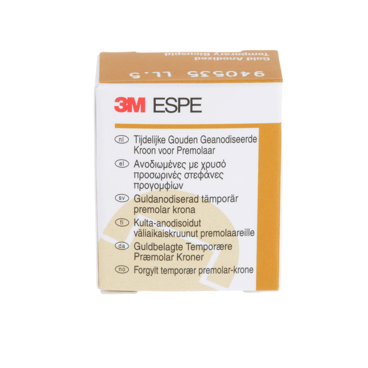 940535 UNITEK GOLD BICUSP LL-5, 5/PAC