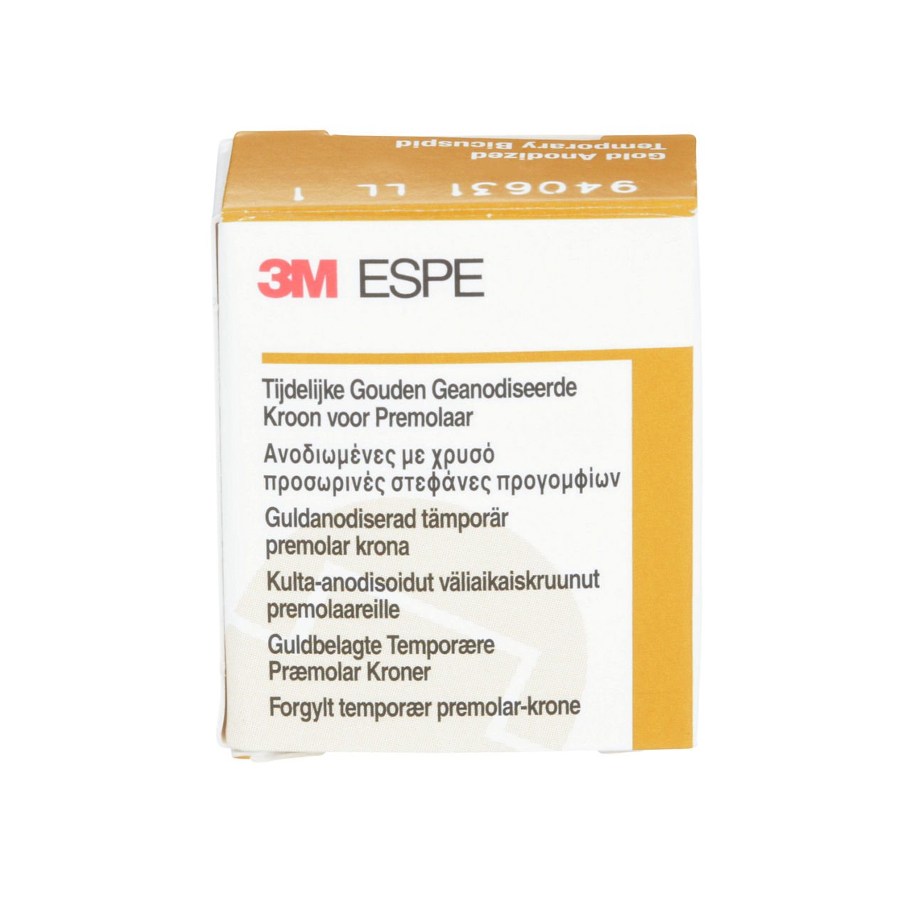 940631 UNITEK GOLD 2NDBICUSP LL-1, 5/PAC