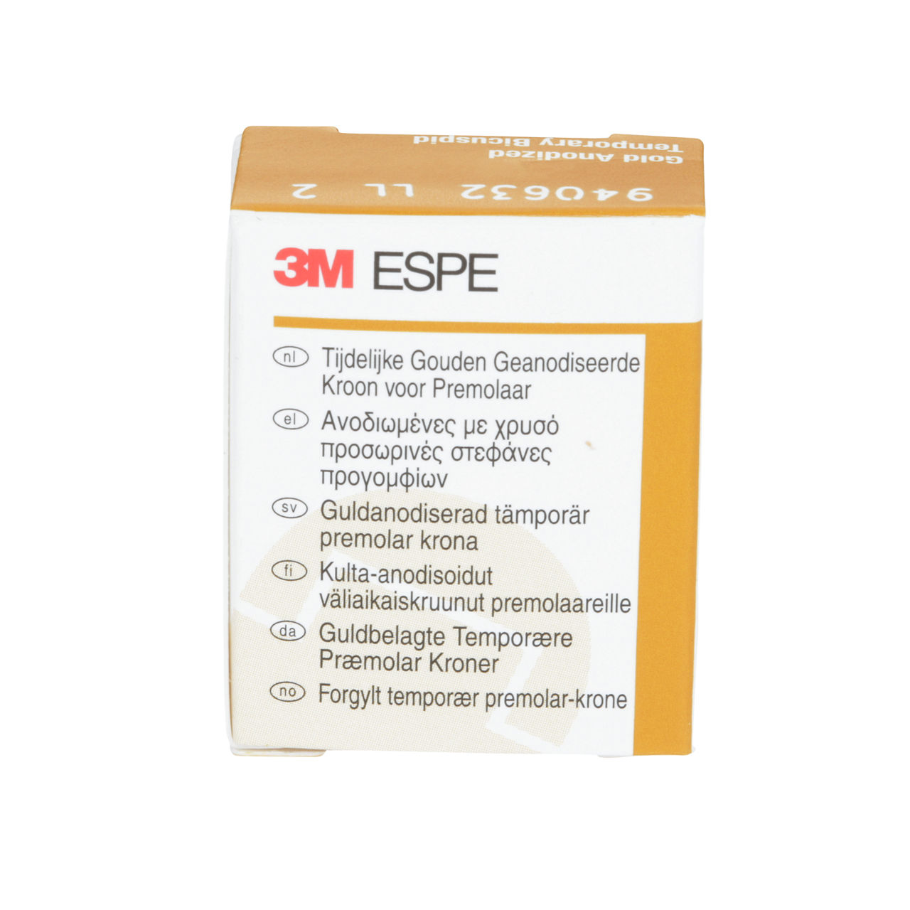 940632 UNITEK GOLD 2NDBICUSP LL-2, 5/PAC