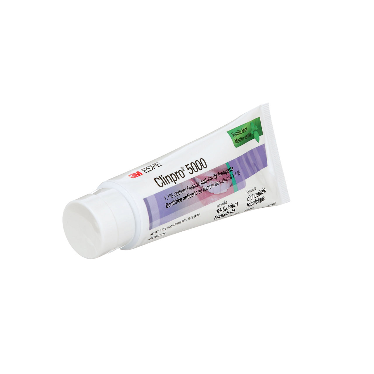 3M ESPE Clinpro 5000 1.1% Sodium Fluoride Anti-Cavity Toothpaste, 12215, vanilla mint flavour, 113 g