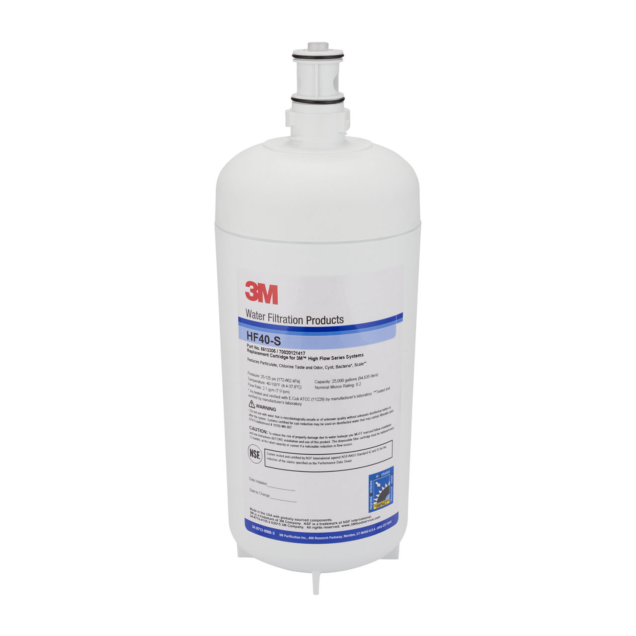 3M™ Water Filtration Products High Flow Series Model HF40-S