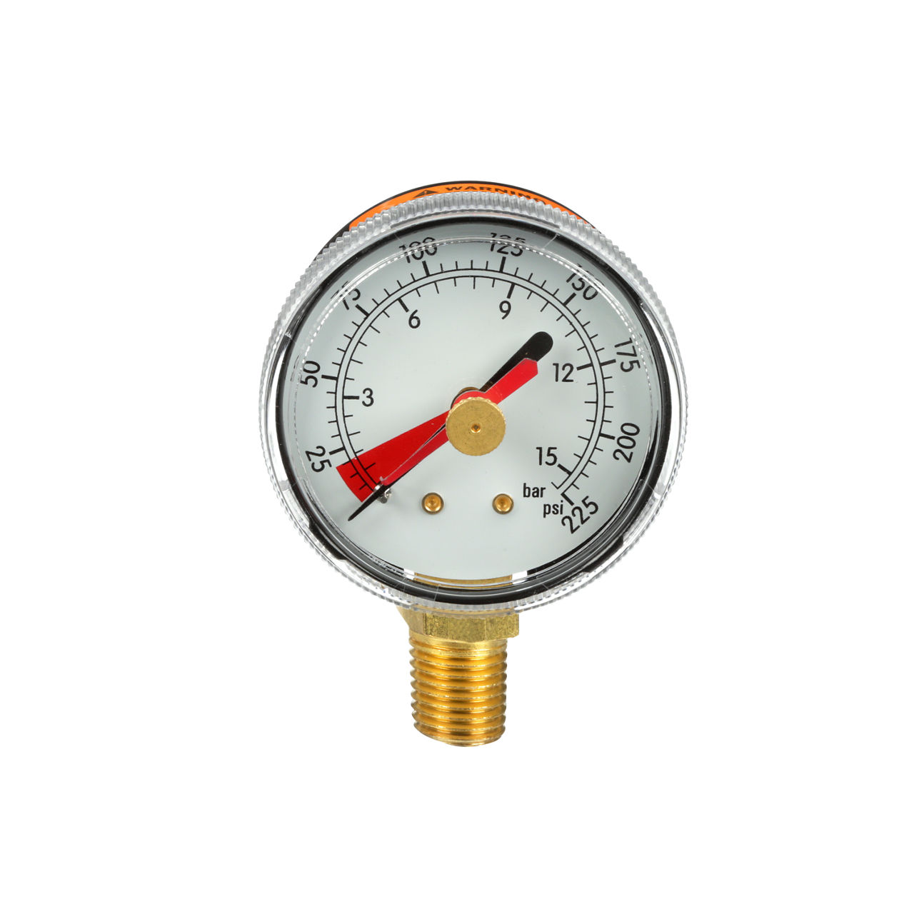 3M™ High Flow Series Inlet Pressure Gauge, 1/4" NPT for use with 3M™ High Flow Series Foodservice Manifold Systems