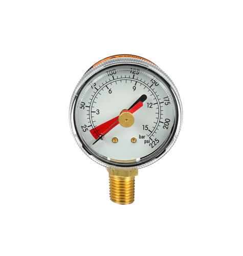 3M™ High Flow Series Inlet Pressure Gauge, 1/4" NPT for use with 3M™ High Flow Series Foodservice Manifold Systems