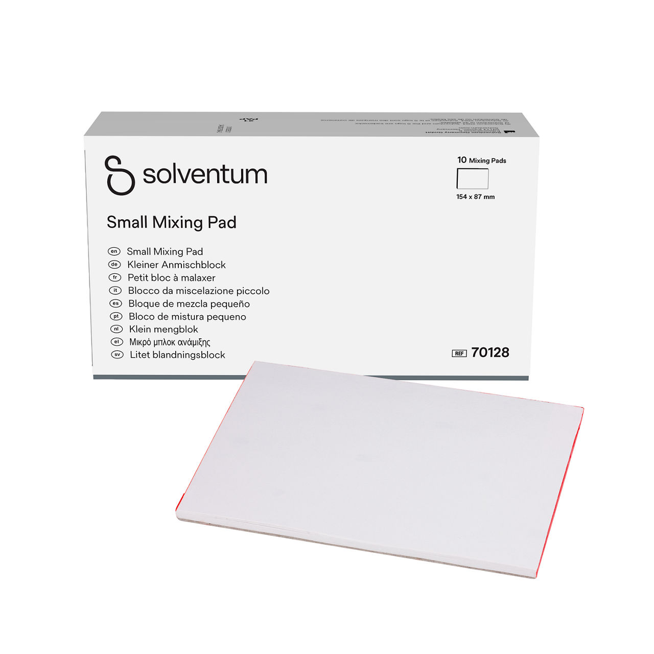 Solventum™ Petit bloc à malaxer, 70128, 154 mm x 87 mm, 10/PAC