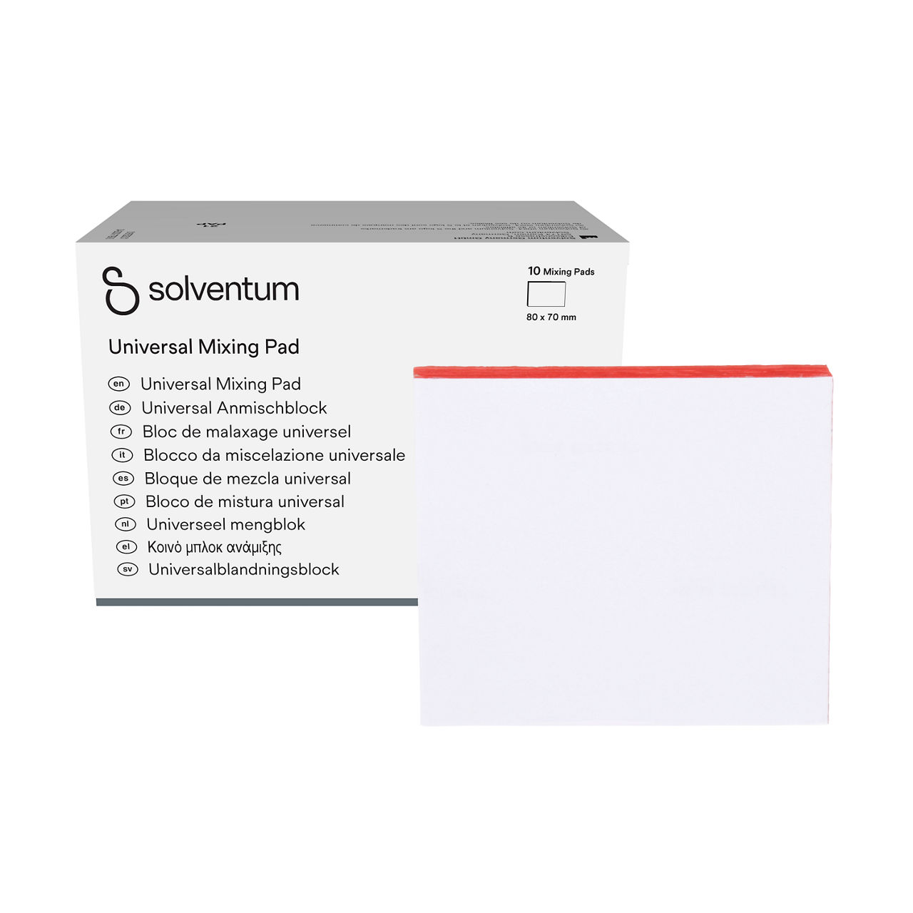 Solventum™ Bloc de malaxage universel, 70144, 80 mm x 70 mm, 10/PAC