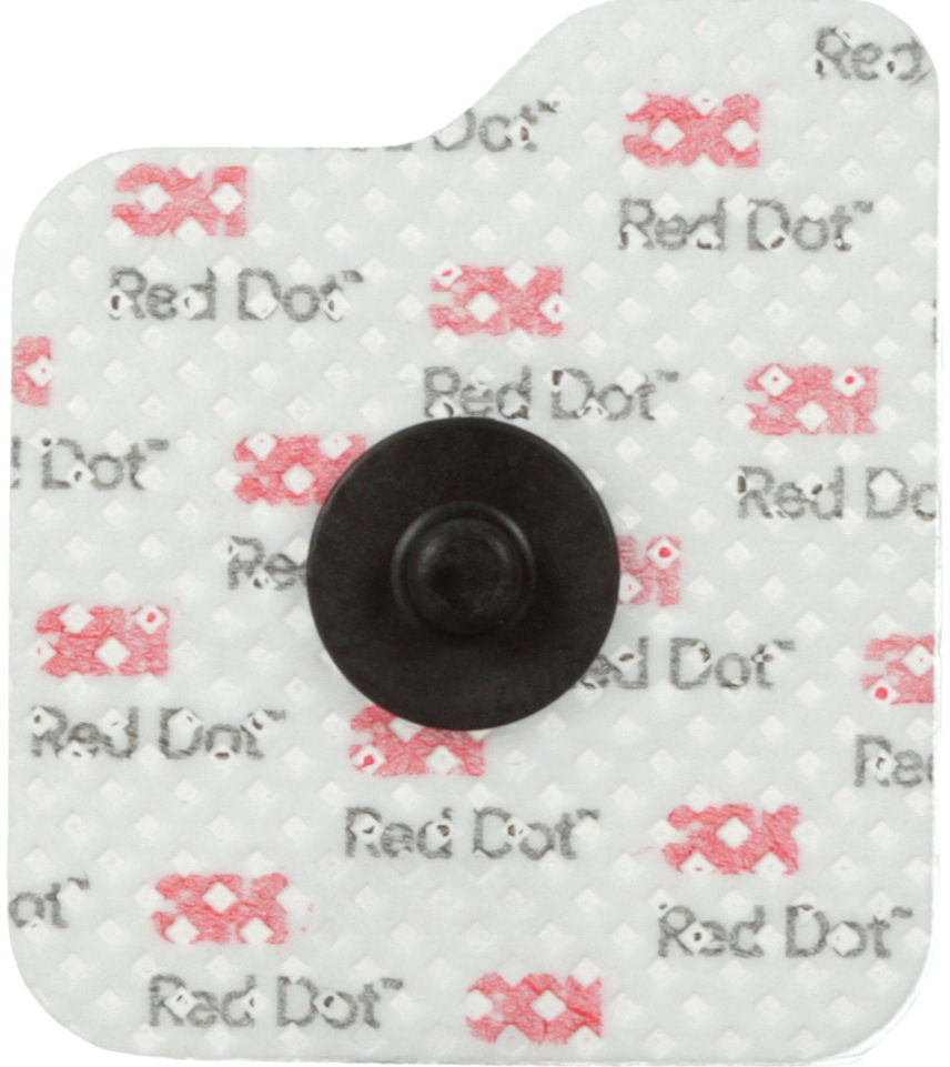 3M™ Red Dot™ ECG Monitoring Electrodes, 2660-5, Radiolucent, Soft Cloth