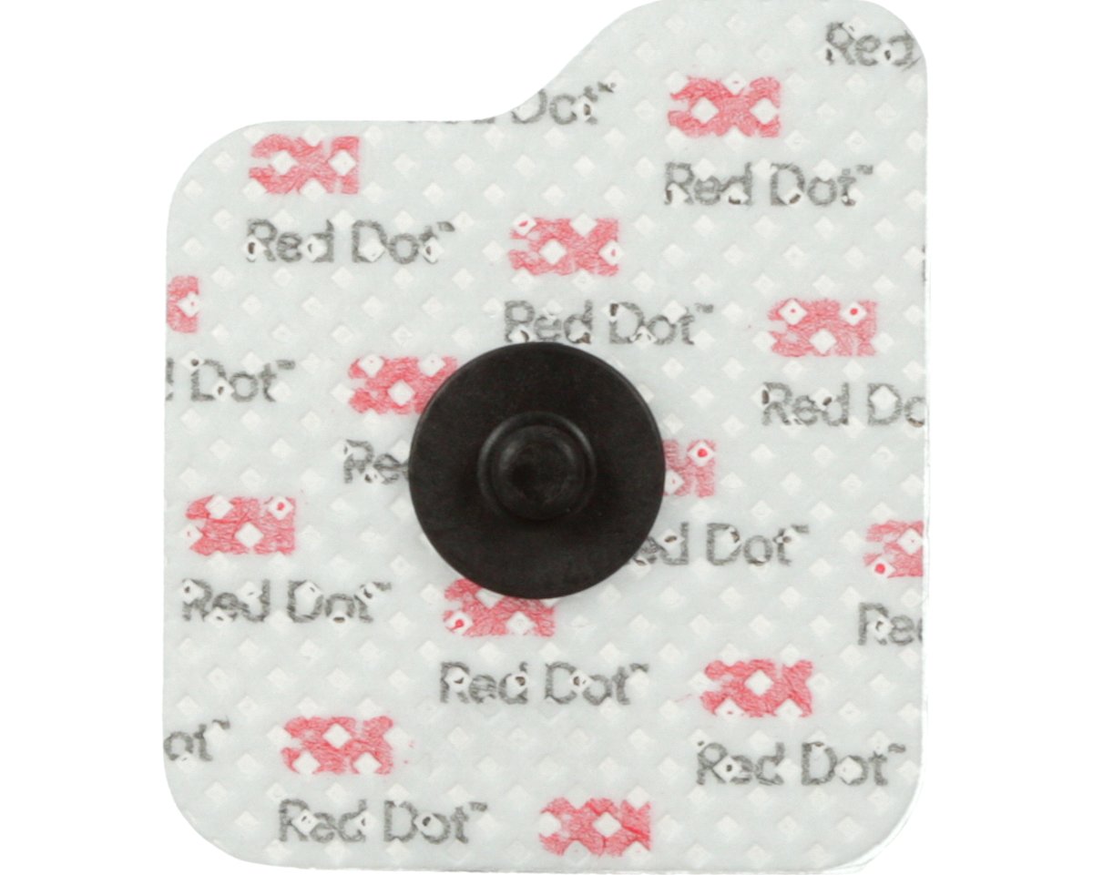 Red Dot Repositionable Monitoring Electrode, Comfort Straps
