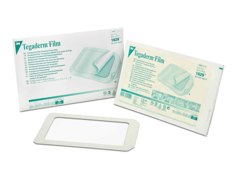 Tegaderm™ Film, transparent filmförband med ramsystem