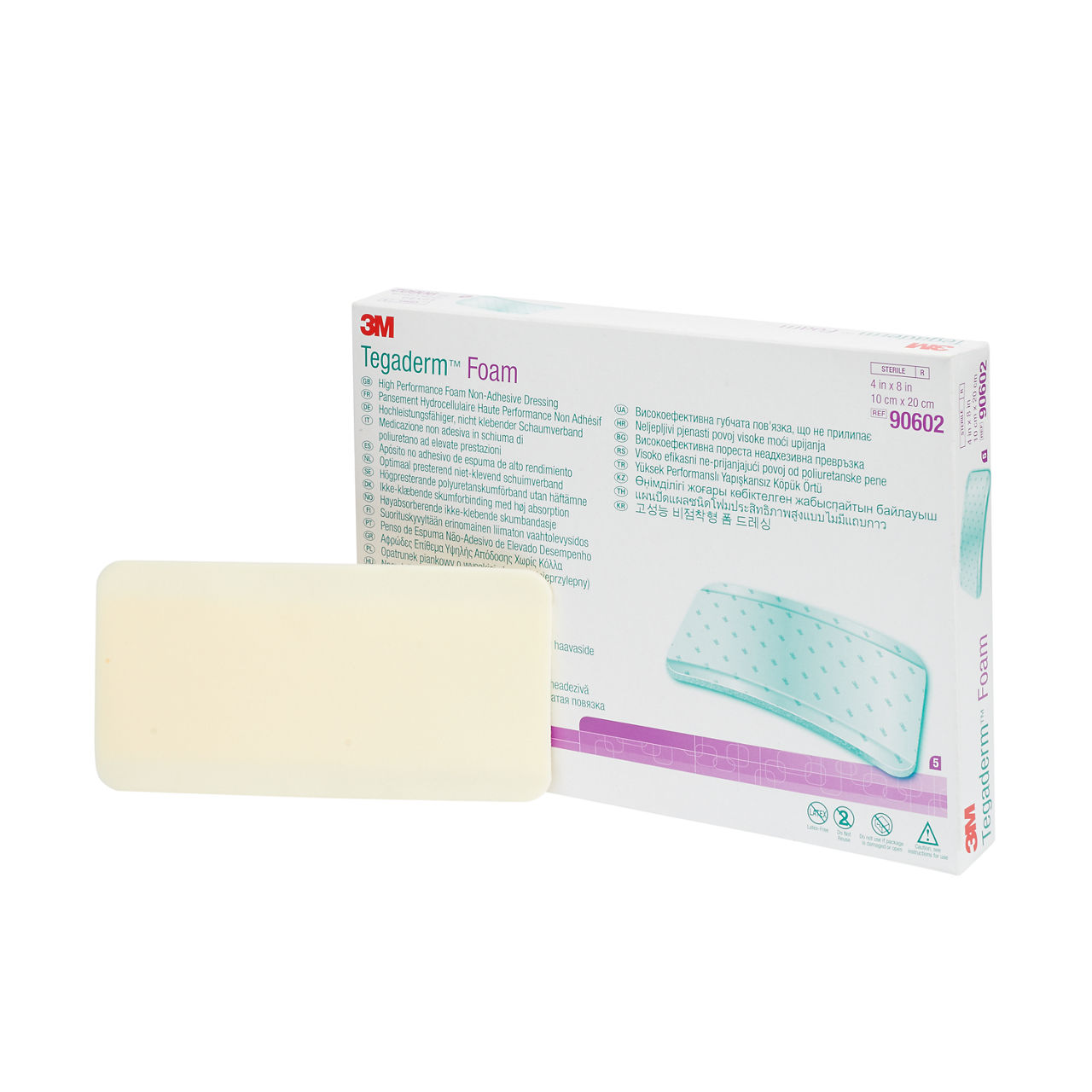 3M™ Tegaderm™ Non Adhesive Foam Dressing 90602 PNTP.tif