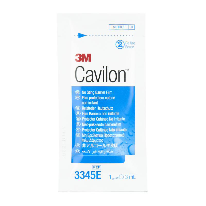 3M™ Cavilon™ Niet Prikkende Barrièrefilm, 3345P, 3 ml Swab, 5 stuks/doos