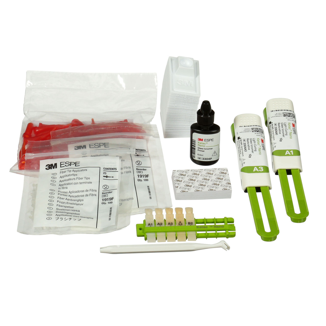 3M™ Ketac™ Nano Light-Curing Glass Ionomer Restorative Intro Kit, 3304I