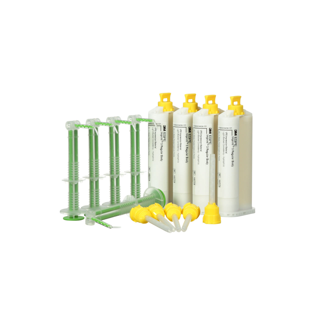 3M™ インプリント™ 3 印象材 レギュラーボディ, 10779, 4 本/箱