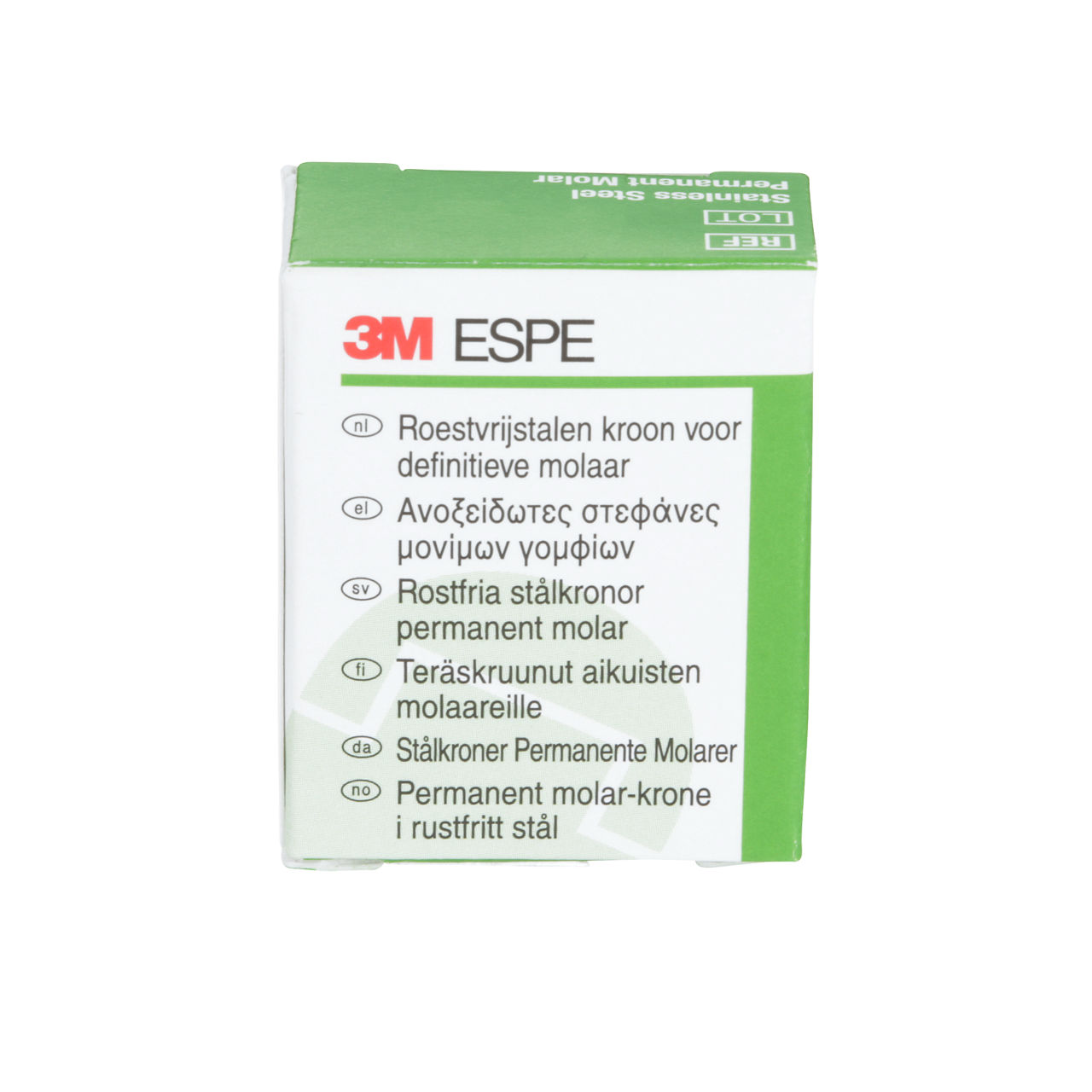 3M ESPE Stainless Steel First Permanent Molar Replacement Crown, 6-UR-5, upper right