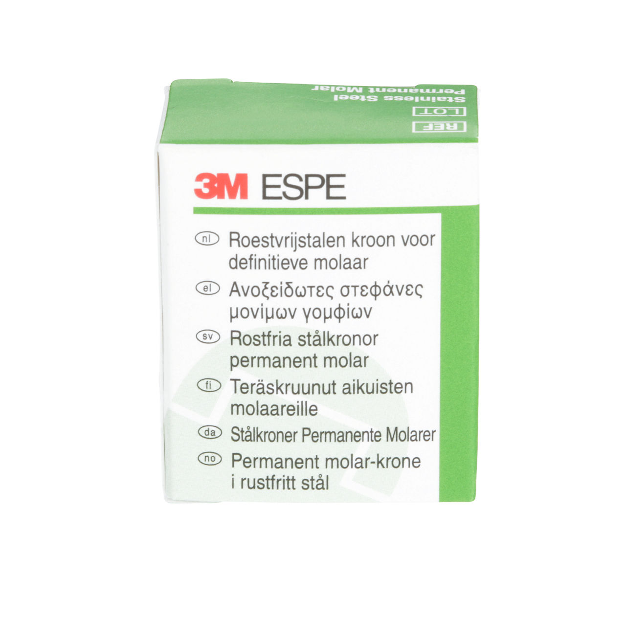 3M ESPE Stainless Steel First Permanent Molar Replacement Crown, 6-UR-6, upper right