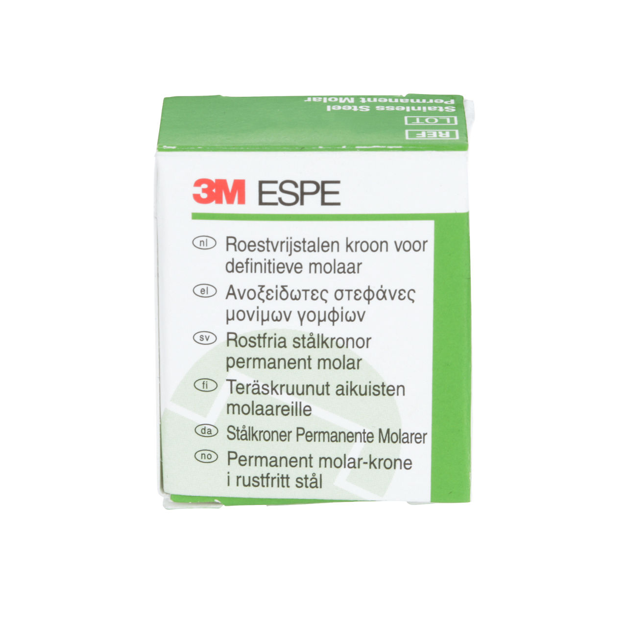 3M ESPE Stainless Steel First Permanent Molar Replacement Crown, 6-LR-4, lower right