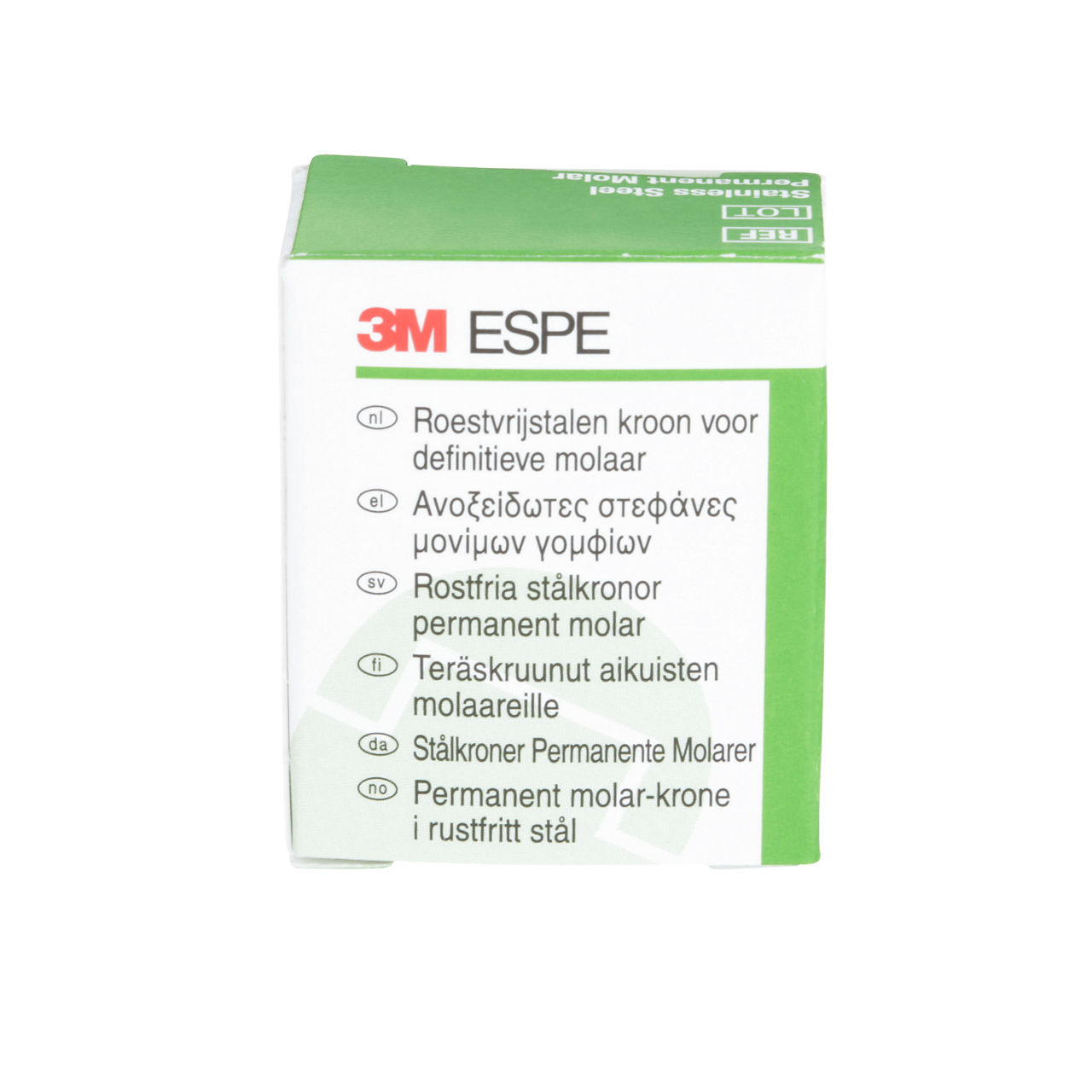 3M ESPE Stainless Steel First Permanent Molar Replacement Crown, 6-LR-6, lower right