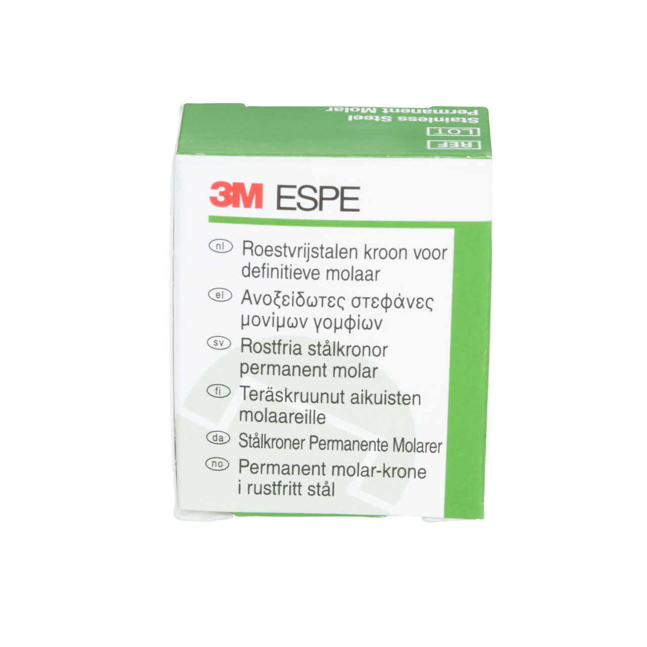 3M ESPE Stainless Steel First Permanent Molar Replacement Crown, 6-LR-7 lower right