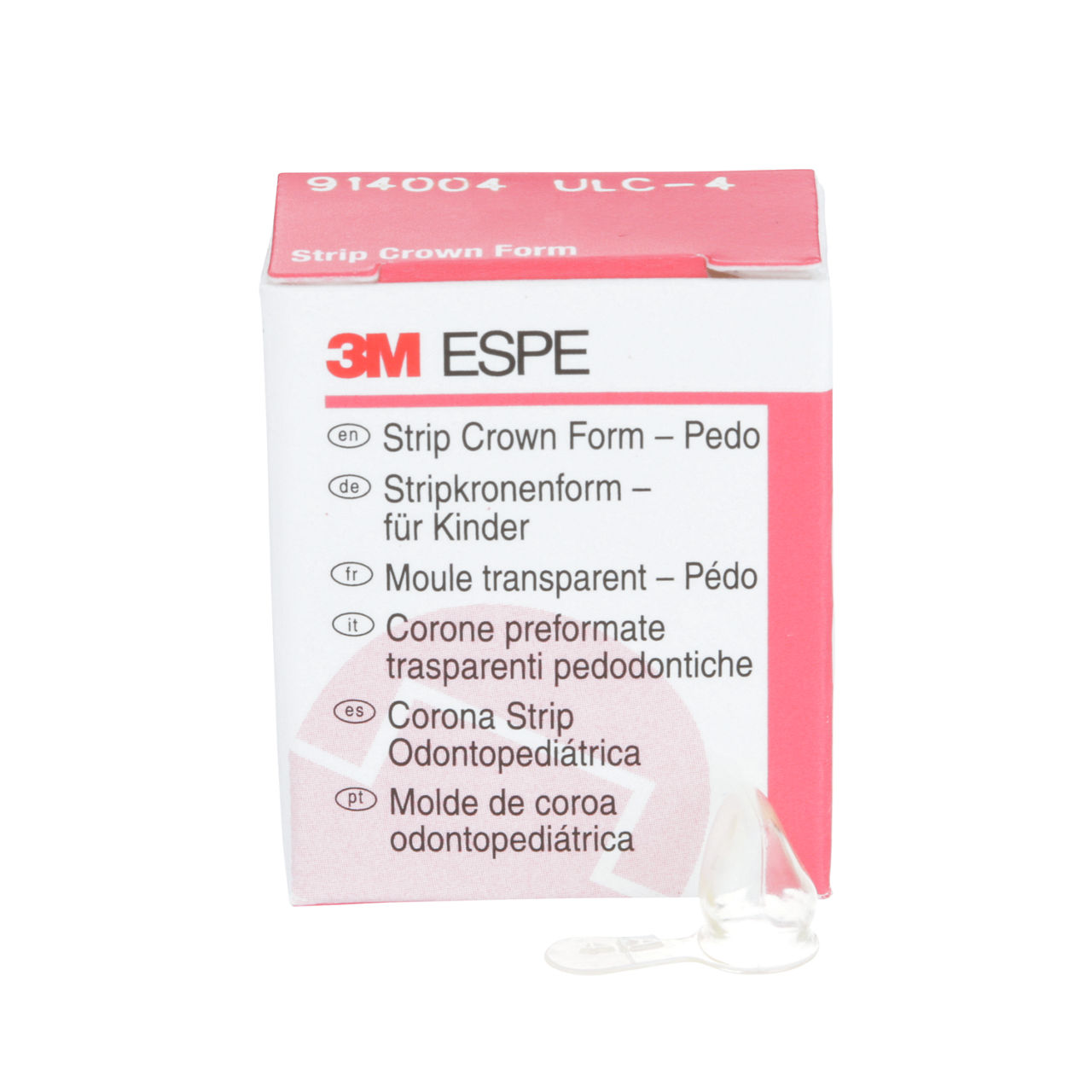 3M™ Strip Crown Form - Pedo, 914004, Upper Left Central, Size 4, 5Crowns