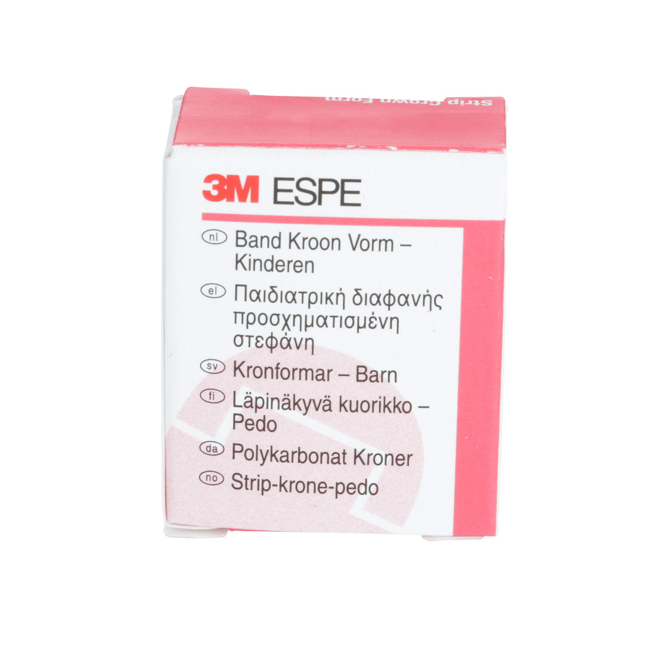 3M ESPE Pedodontic Anterior Strip Crown Form, 914011, upper right central, size 1
