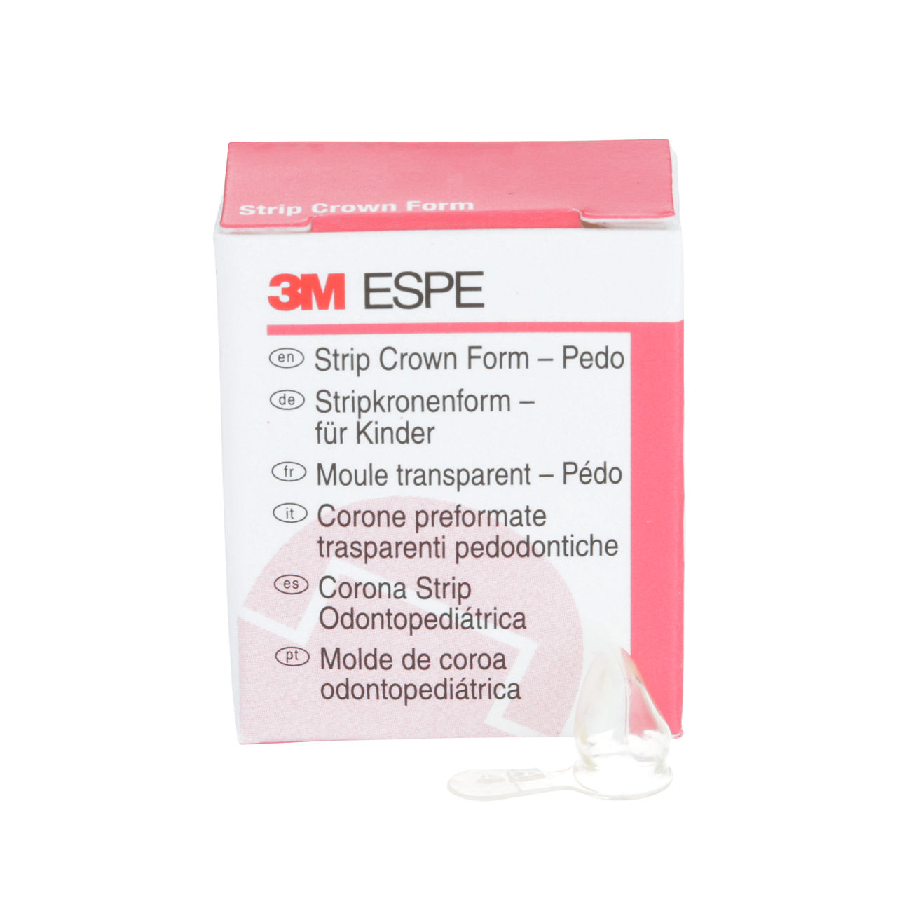 3M™ Strip Crown Form - Pedo, 914014, Upper Right Central, Size 4, 5Crowns