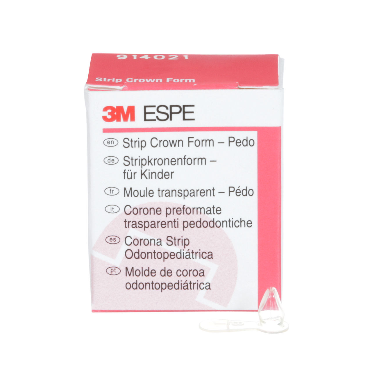 3M™ Strip Crown Form - Pedo, 914031, Upper Right Lateral, Size 1, 5Crowns