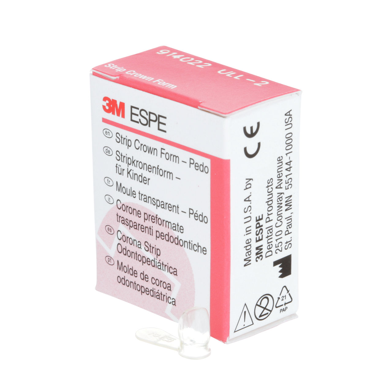 914022 PEDO CROWN UL LAT SZ 2 5/PAC