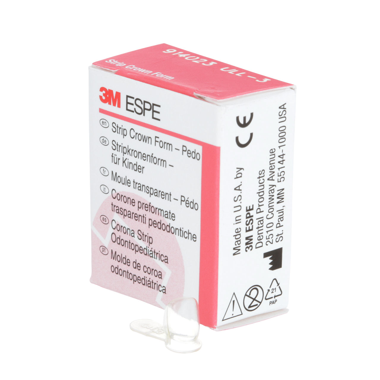 914023 PEDO CROWN UL LAT SZ 3 5/PAC