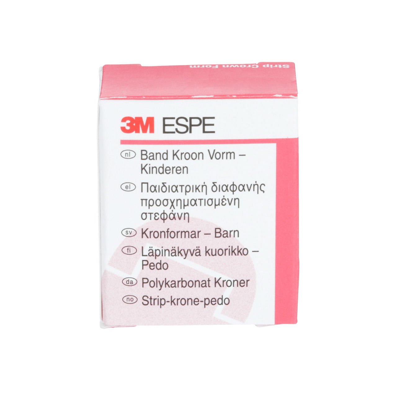 3M ESPE Pedodontic Anterior Strip Crown Form, 914032, upper right lateral, size 2