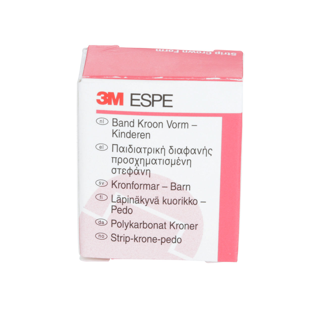 3M ESPE Pedodontic Anterior Strip Crown Form, 914033, upper right lateral, size 3