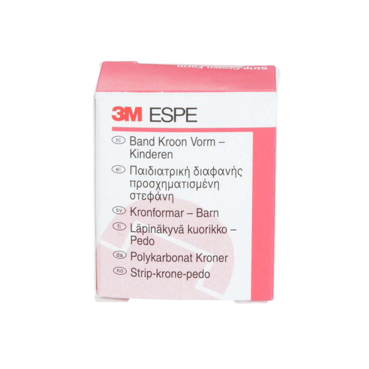 3M ESPE Pedodontic Anterior Strip Crown Form, 914034, upper right lateral, size 4
