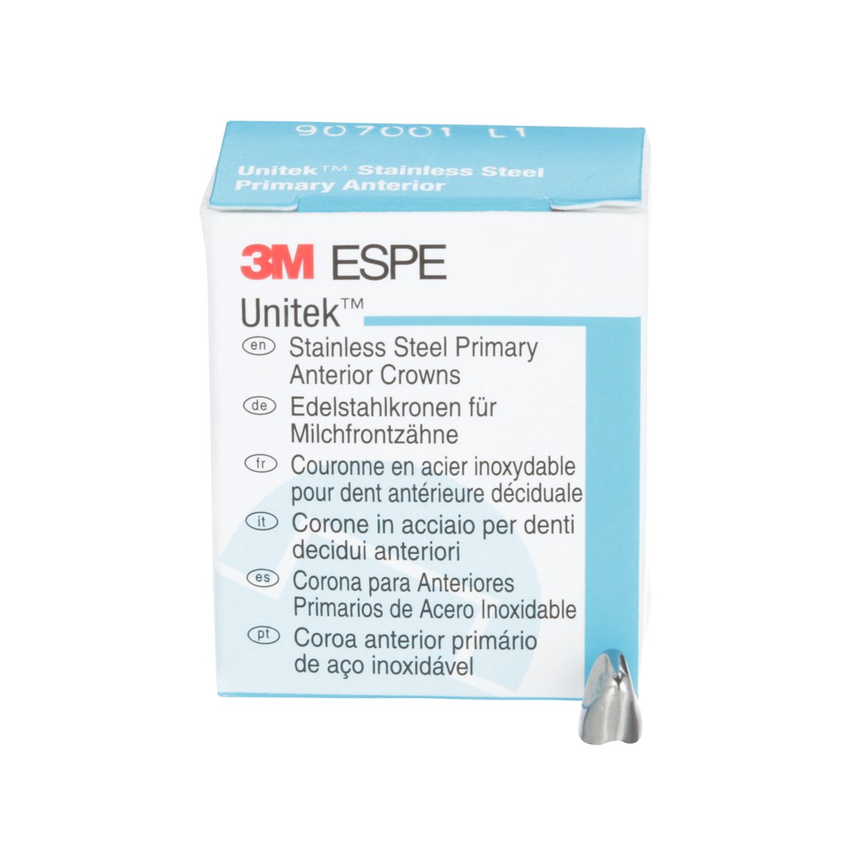 3M Unitek Stainless Steel Primary Anterior Crowns