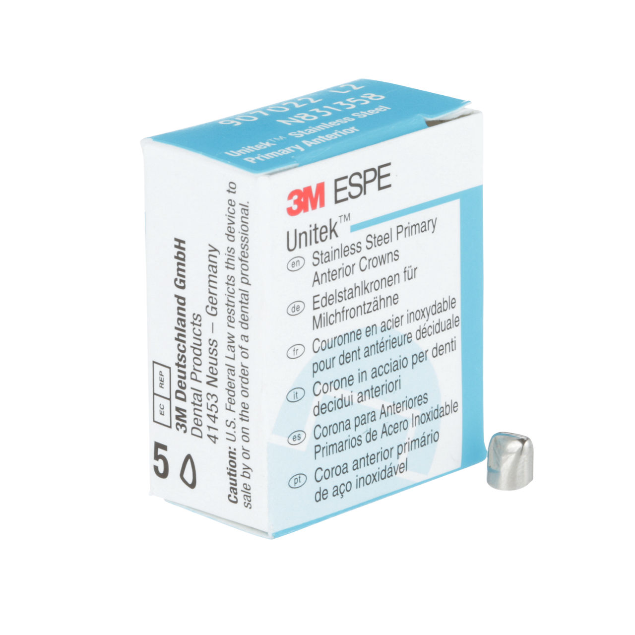 907022 UNITEK PRIM SS UL LAT SZ2 5/PAC