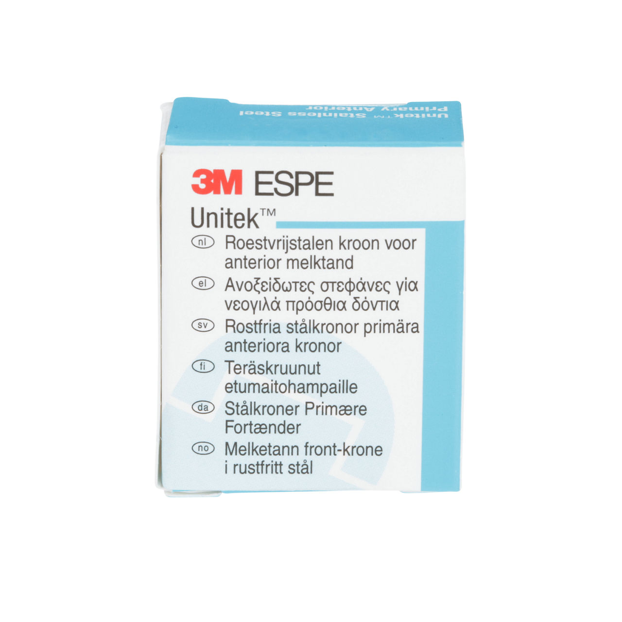 3M ESPE Unitek Stainless Steel Primary Anterior Crown, 907051, lower cuspid, size 1