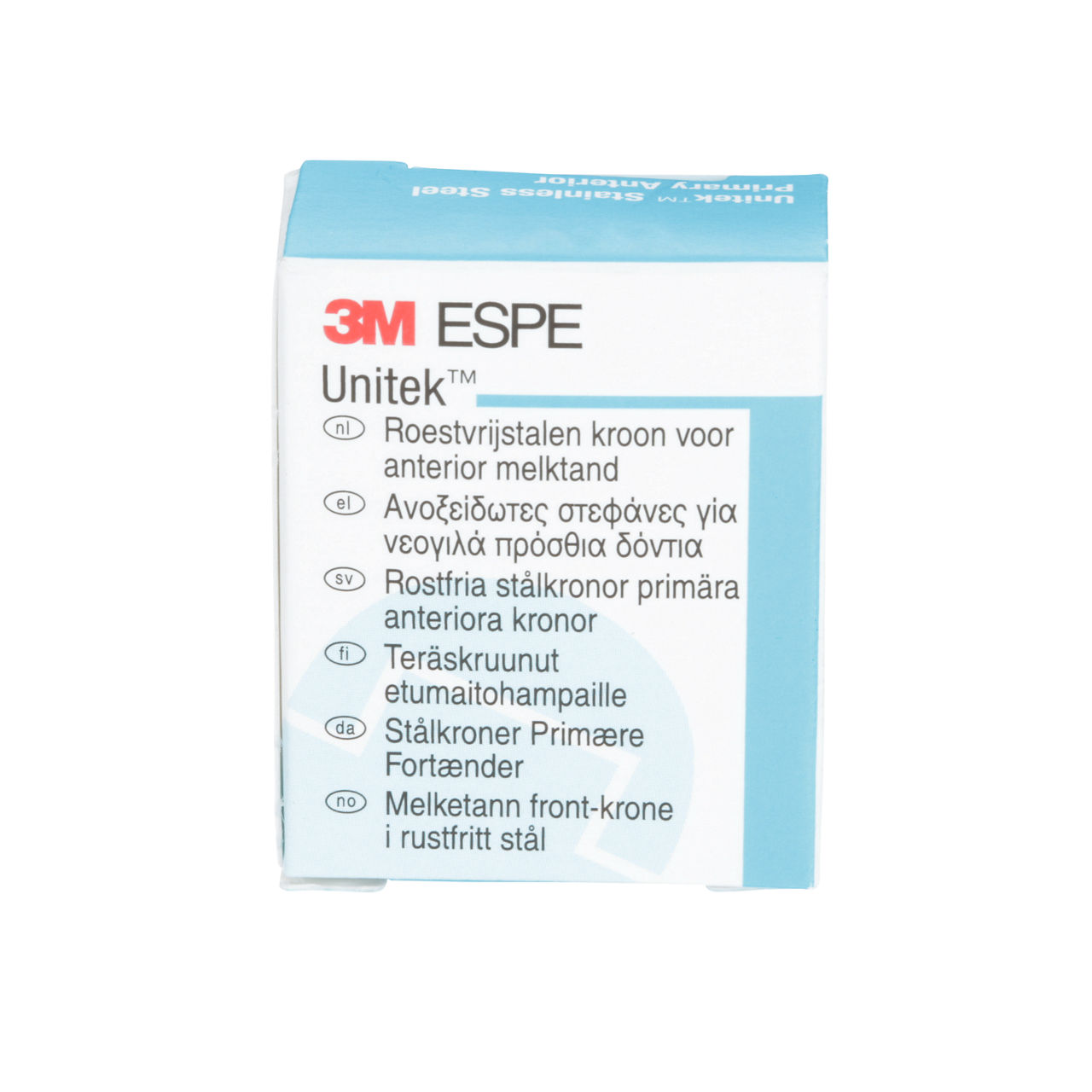 3M ESPE Unitek Stainless Steel Primary Anterior Crown, 907055, lower cuspid, size 5