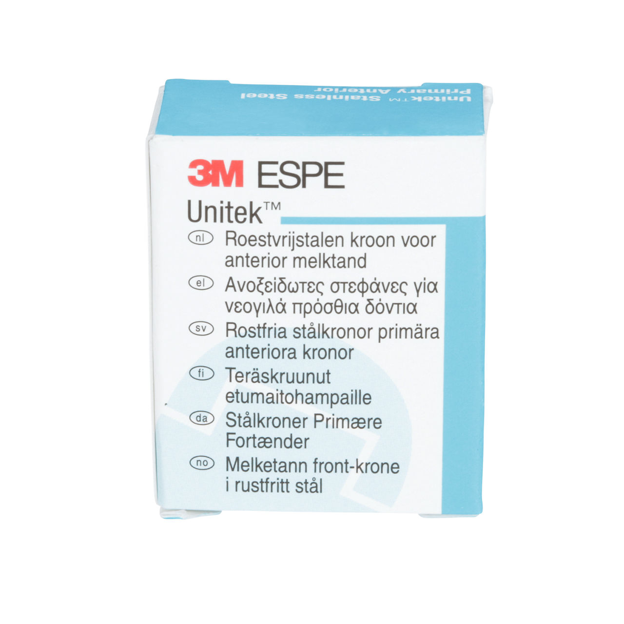 3M ESPE Unitek Stainless Steel Primary Anterior Crown, 907056, lower cuspid, size 6