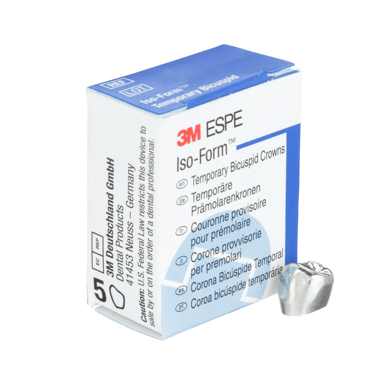 3M ESPE Iso-Form Second Bicuspid Replacement Crown, L-54, lower right