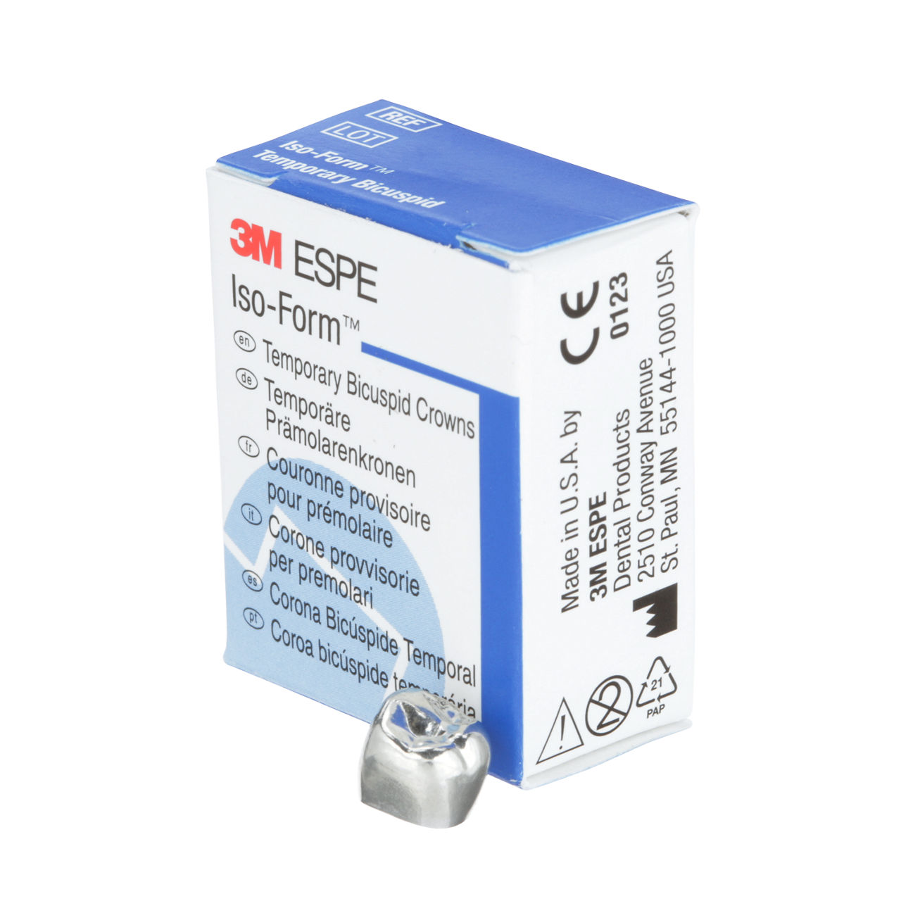 3M ESPE Iso-Form Second Bicuspid Replacement Crown, L-54, lower right